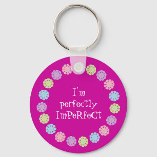 Llavero Soy perfectamente Rosa del Personalizable de Bonit