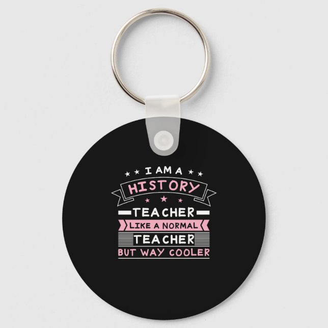 Llavero Soy Profesor De Historia (Anverso)