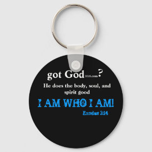 Llavero SOY QUIEN SOY gotGod316.com keychain
