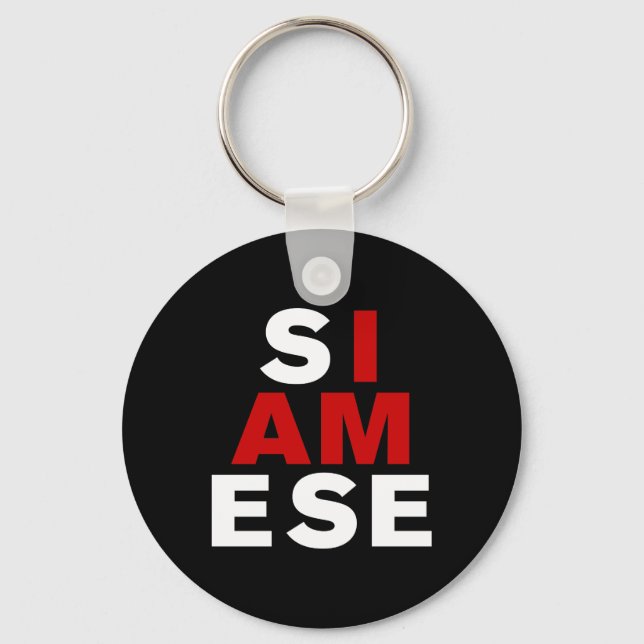 LLAVERO SOY SIAMÉS (Anverso)