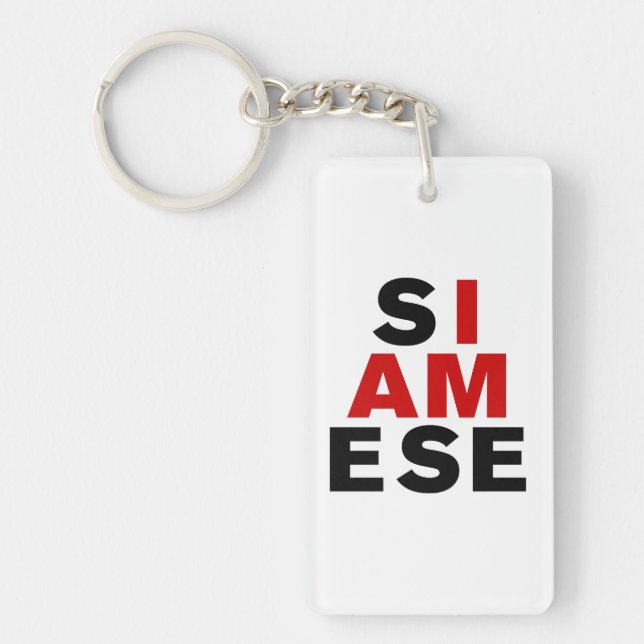 LLAVERO SOY SIAMÉS (Frente)
