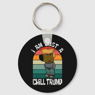Llavero Soy sólo un amante del perro gracioso meme de Trum