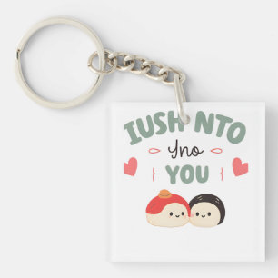 Llavero Soy soya en ti 🍣 Cute Kawaii Sushi Love