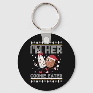Llavero Soy su comensal de galletas... soy su Christm, la 