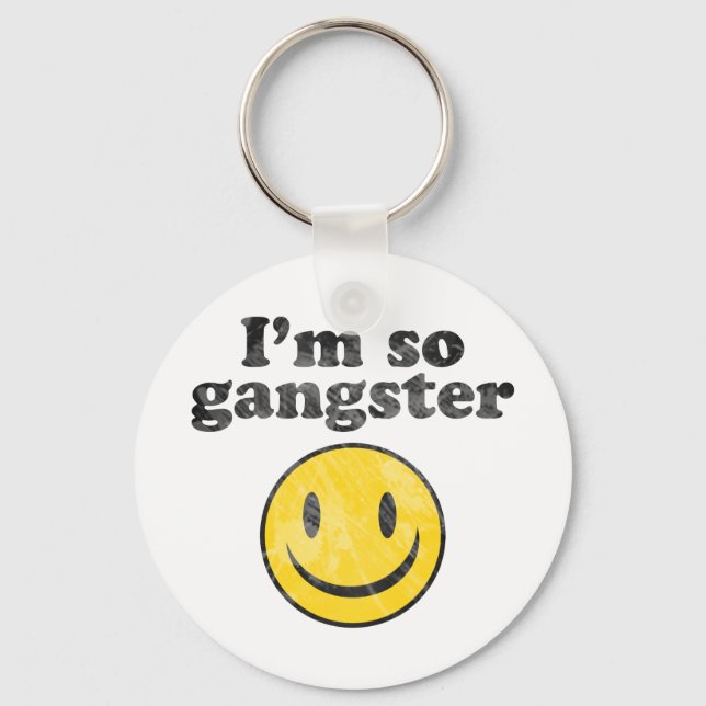 Llavero Soy tan Gangster (Anverso)