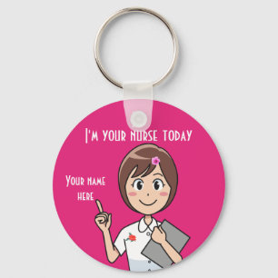 Llavero Soy tu enfermera hoy Keychain