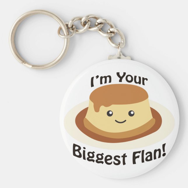 Llavero Soy tu mayor flan (Frente)