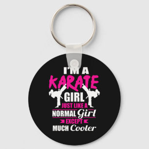 Llavero Soy un Chica de karate como un Chica pero más frío