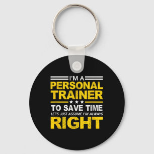 Llavero Soy Un Entrenador Personal. Solo Ume, Siempre R