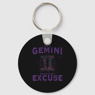 Llavero Soy un Gemini Rótulo Zodiaco Gemini Gemelos de Art