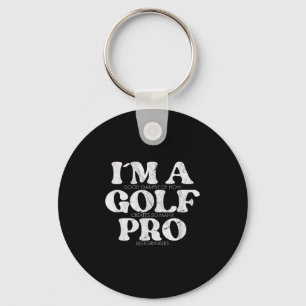Llavero Soy un Golf Pro Golf Cita divertida Mens Golf