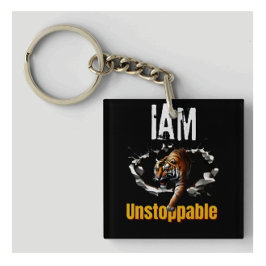 Llavero Soy un gráfico imparable para el avance del tigre