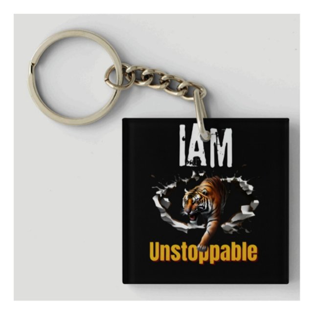 Llavero Soy un gráfico imparable para el avance del tigre (Subido por el creador)