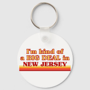 Llavero Soy un GRAN ACUERDO sobre Nueva Jersey