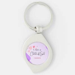 Llavero Soy un hijo de Dios Biblia Verse Keychain