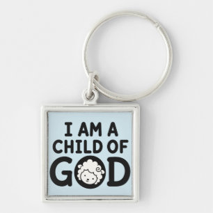 Llavero SOY UN HIJO DE DIOS Regalo cristiano para baby s