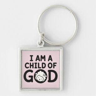 Llavero SOY UN HIJO DE DIOS Regalo cristiano para baby s
