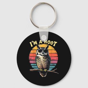 Llavero Soy Un Hoot Sarcástico Diciendo Vintage Retro De A