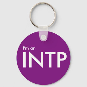 Llavero Soy un INTP - Personalidad Tipo Keychain Púrpura