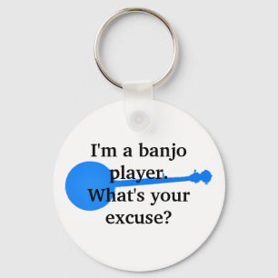 Llavero ¿Soy un jugador del banjo, cuál soy su excusa?