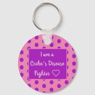 Llavero Soy un luchador de enfermedades de Crohn