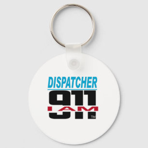 Llavero ¡Soy un material con el logo 911 para Fire, EMS, D
