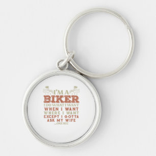 Llavero Soy un motociclista hago lo que quiero divertido m