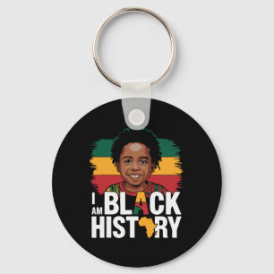 Llavero Soy un niño afro de la historia negra afroamerican