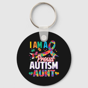 Llavero Soy un orgulloso autismo con el puzzle de la conci