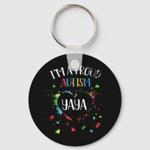 Llavero Soy un orgulloso autismo Yaya Autism Awareness T-s