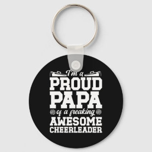 Llavero Soy un orgulloso Cheer Papa de un abuelo Papa de a