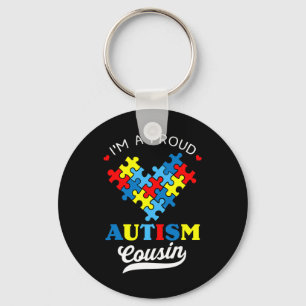 Llavero Soy un orgulloso primo con autismo Conciencia del