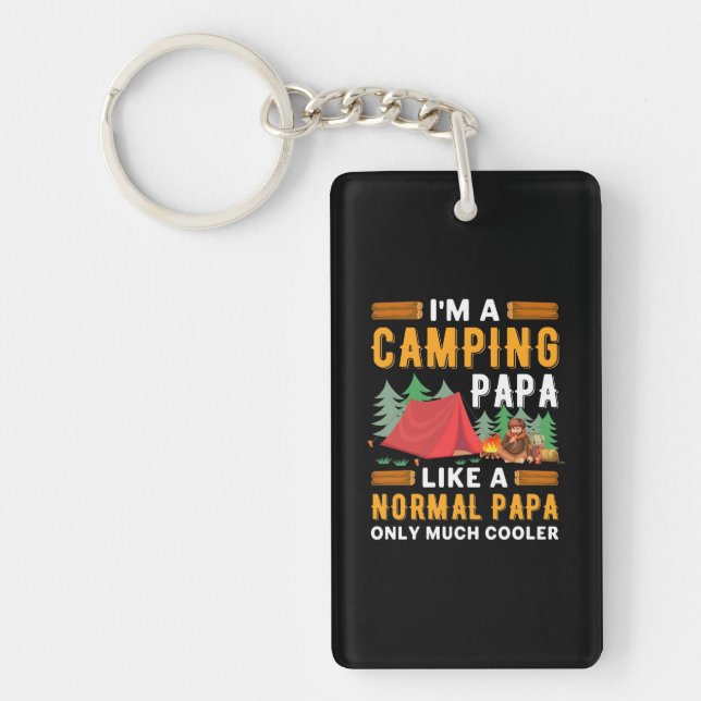 Llavero Soy Un Papa Camping (Frente)