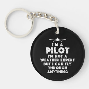 Llavero Soy un Piloto Divertido