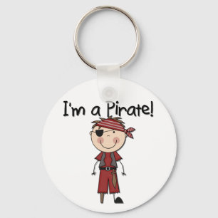 Llavero Soy un Pirata - Camisetas y Regalos para Niños