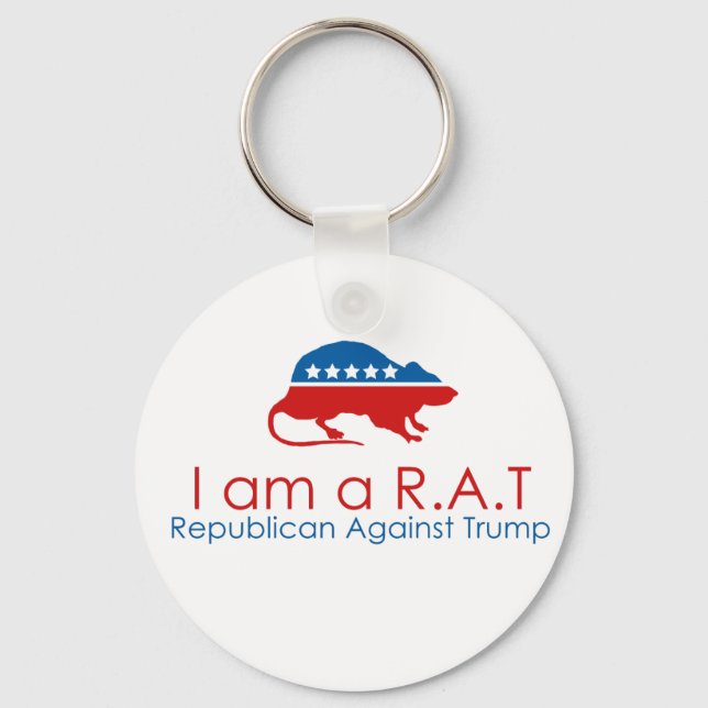 Llavero Soy un R.A.T.: Republicano contra Trump (Anverso)