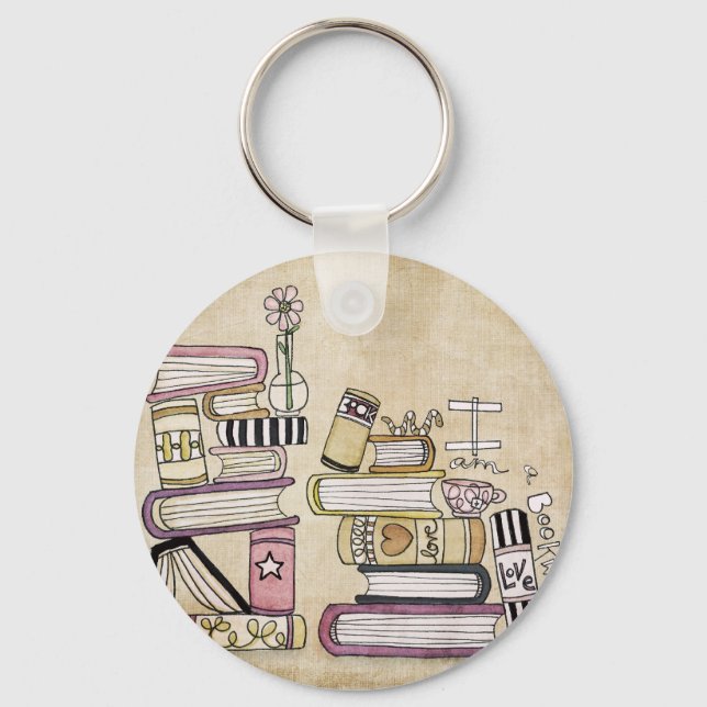 Llavero soy un ratón de biblioteca (Anverso)