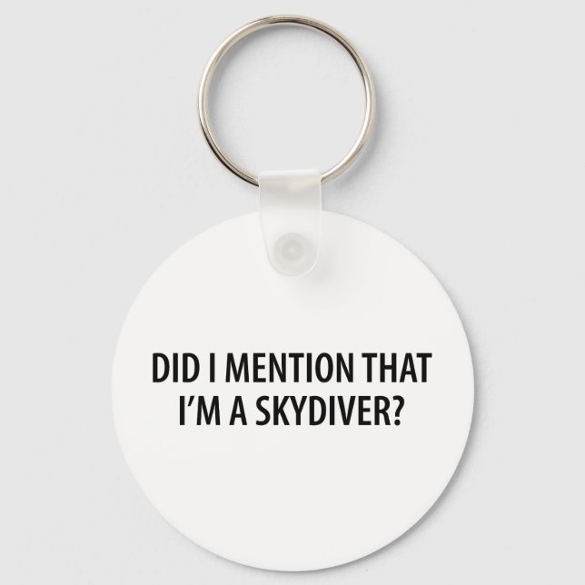 Llavero Soy un Skydiver (Anverso)