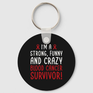 Llavero ¡Soy un sobreviviente de cáncer de sangre! Awarene