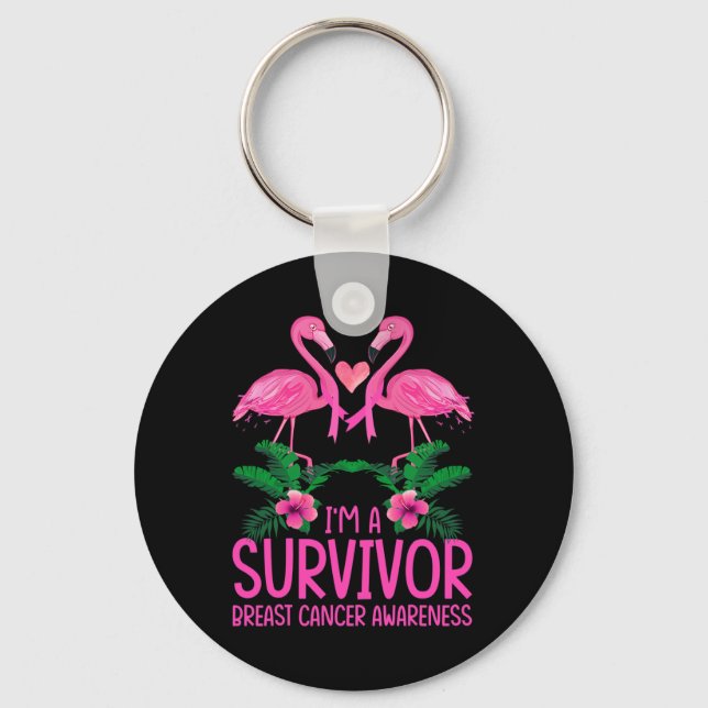 Llavero Soy un sobreviviente del Flamingo de la Conciencia (Anverso)