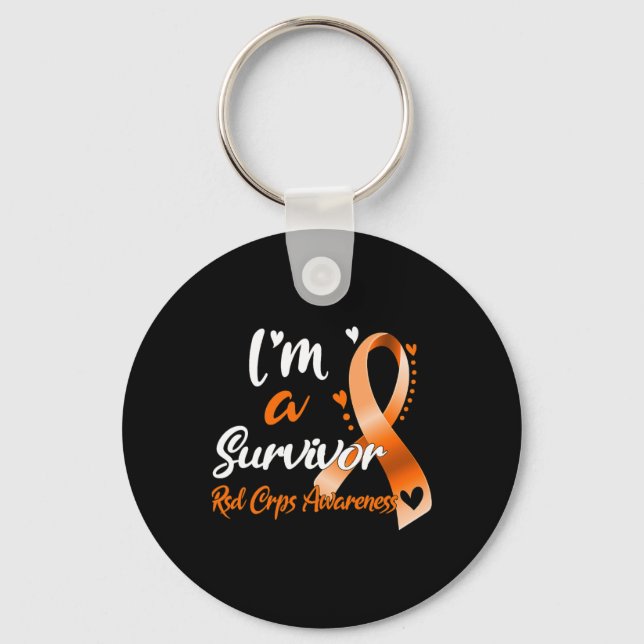 Llavero Soy Un Sobreviviente Rsd Crps Conciencia (Anverso)
