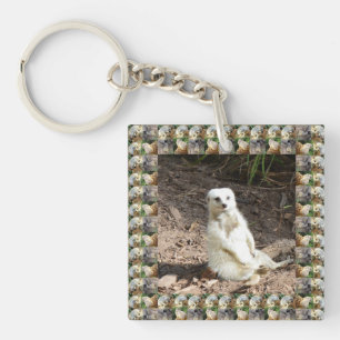 Llavero Soy Un Verdadero Meerkat Blanco,