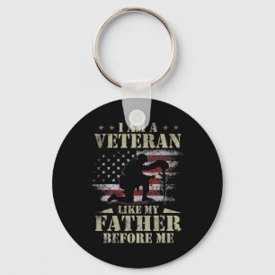 Llavero Soy Un Veterano Como Mi Padre Antes De Mí Camisa 4