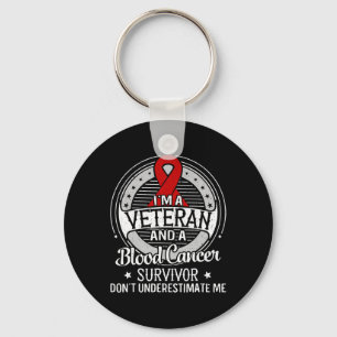 Llavero Soy un veterano y una conciencia sobre el cáncer d