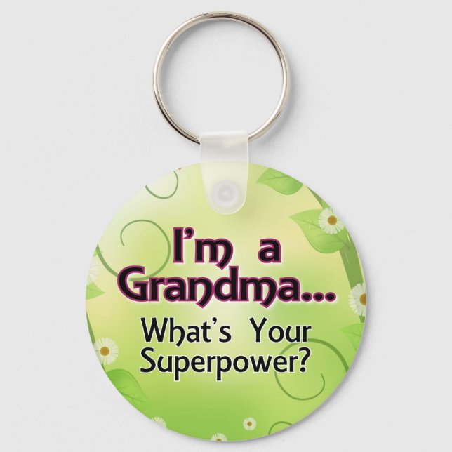 Llavero Soy una abuela... ¿Cuál es tu superpoder? (Anverso)