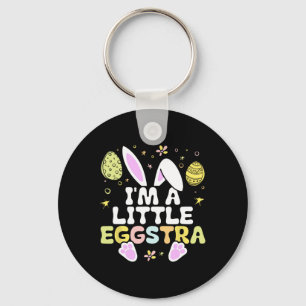 Llavero Soy una camiseta de día de Pascua un poco extra de