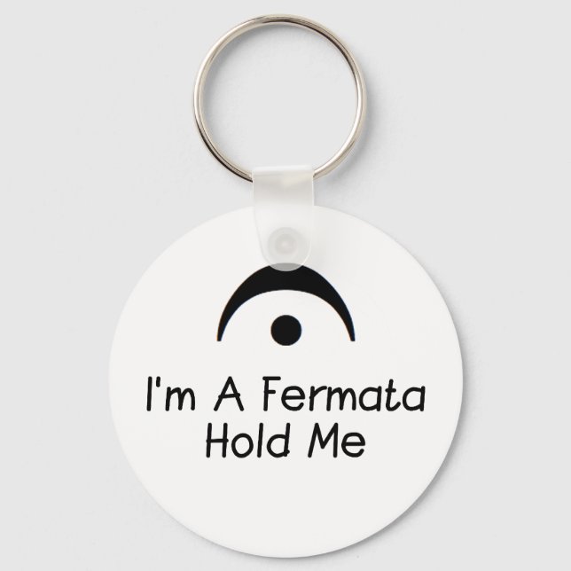 Llavero Soy una Fermata Sostenme (Anverso)