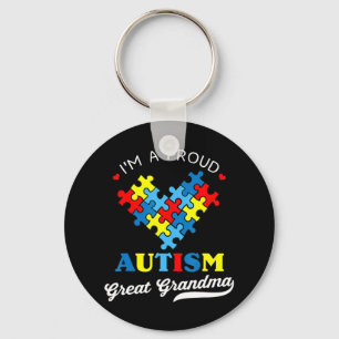 Llavero Soy una gran abuela orgullosa del autismo - Perfec