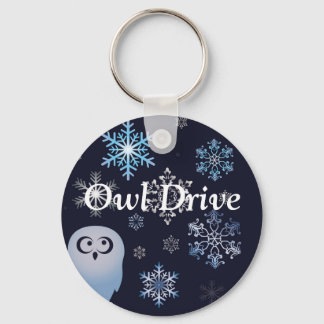 Llavero Soy una lechuza lechera lechuza azul Navidad Hoot