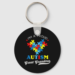 Llavero Soy una orgullosa bisabuela Conciencia del Autismo